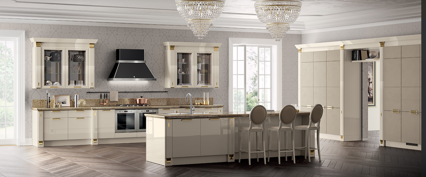 9358_cucina-Exclusiva-Scavolini-laccato-lucido-panna-porcellana